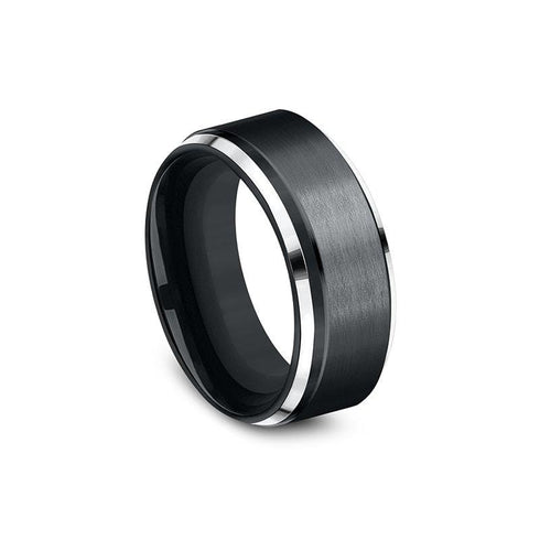 Cobalt Chrome Men's Band with High Polish Edge